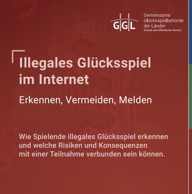 Broschuere illegales Glucksspiel